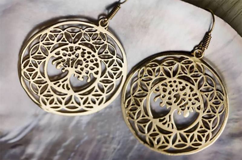 Lebensbaum schmuck aus gold
